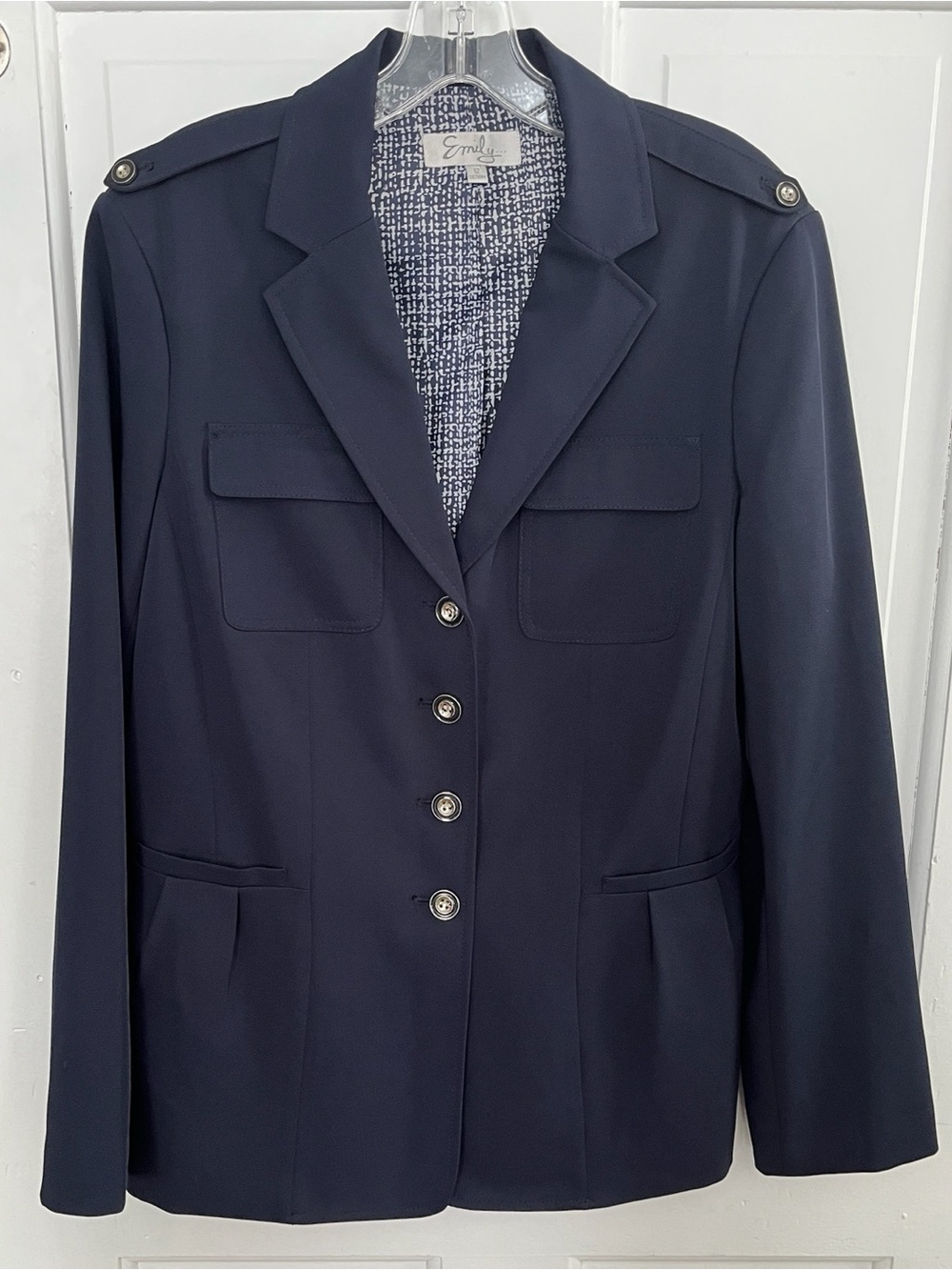 Emily size 12 Navy Blazer Jacket - Picture 1 of 4